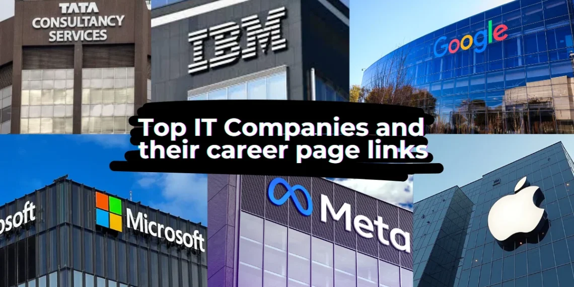 IT companies career page