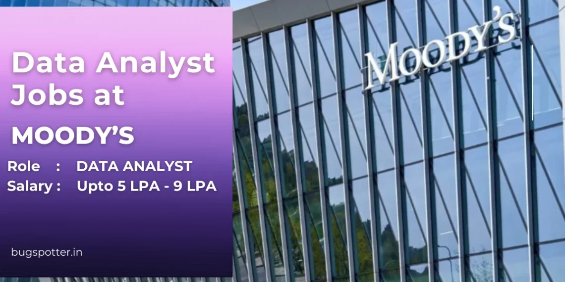 data analyst jobs at moody's