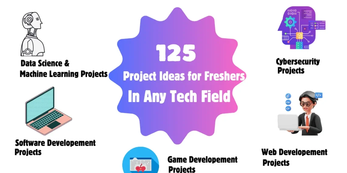 125 demo projects for freshers in tech field