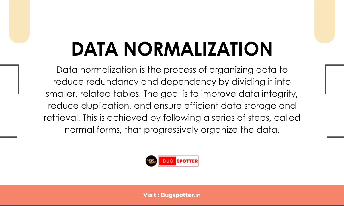 What is Data Normalization ?